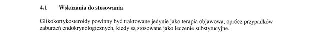 Wskazania wg ChPL