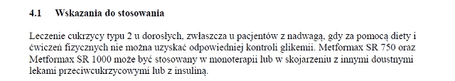 Wskazania wg ChPL
